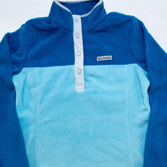 Blue Columbia 1/2 snap pullover - Picture 1 of 2
